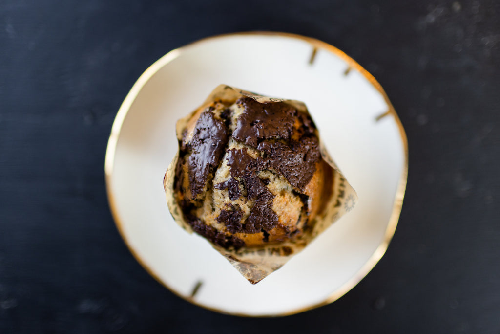 muffin aux brisures de chocolat (4 Unités)